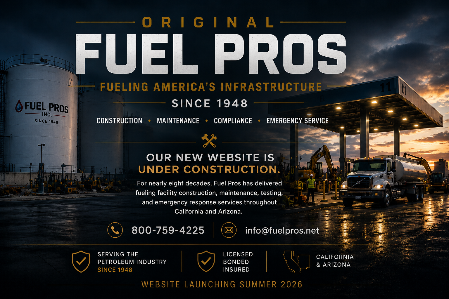 Original Fuel Pros - Fueling America's Infrastructure Since 1948